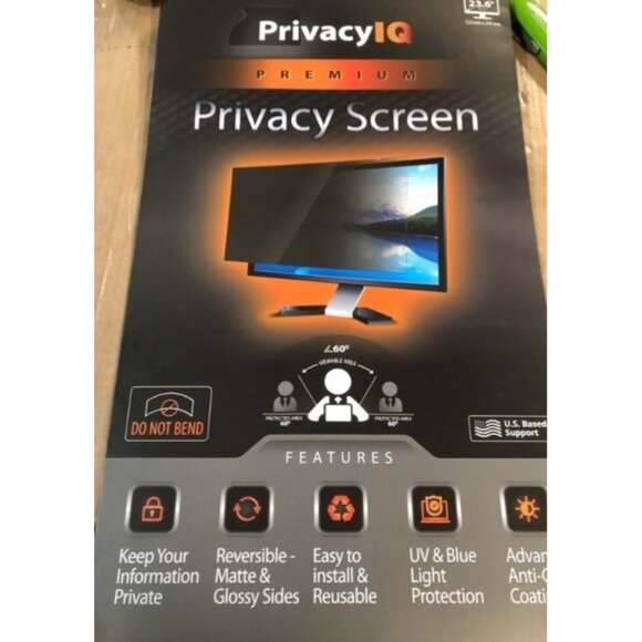 23.6" 16:9 Monitor Privacy Screen Filter anti glare UV Blue light protection - Picture 8 of 8